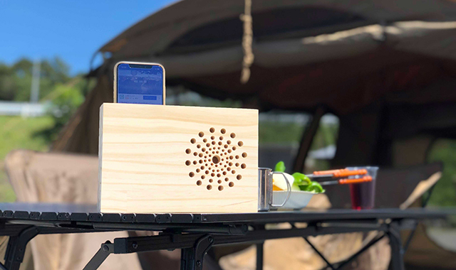 wood speaker