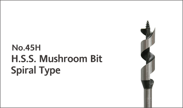 hss mushroom bit spiral type