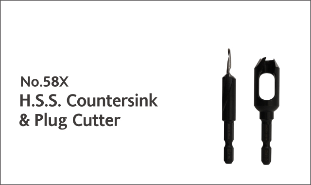 H.S.S. Hexagon Countersink & Plug Cutter