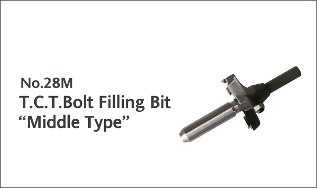 tct bolt filling bit middle type